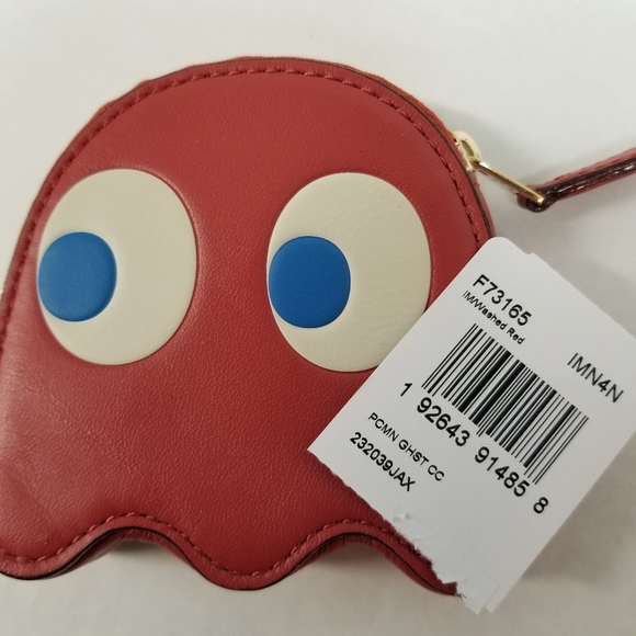 Coach Handbags - FINAL$ COACH PAC-MAN RED COIN CASE PURSE